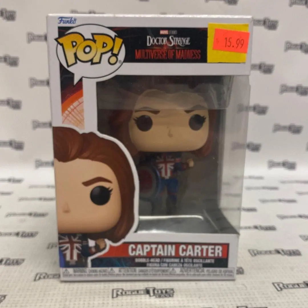 Funko Pop! Marvel Doctor Strange In The Multiverse Of Madness Captain Carter 1