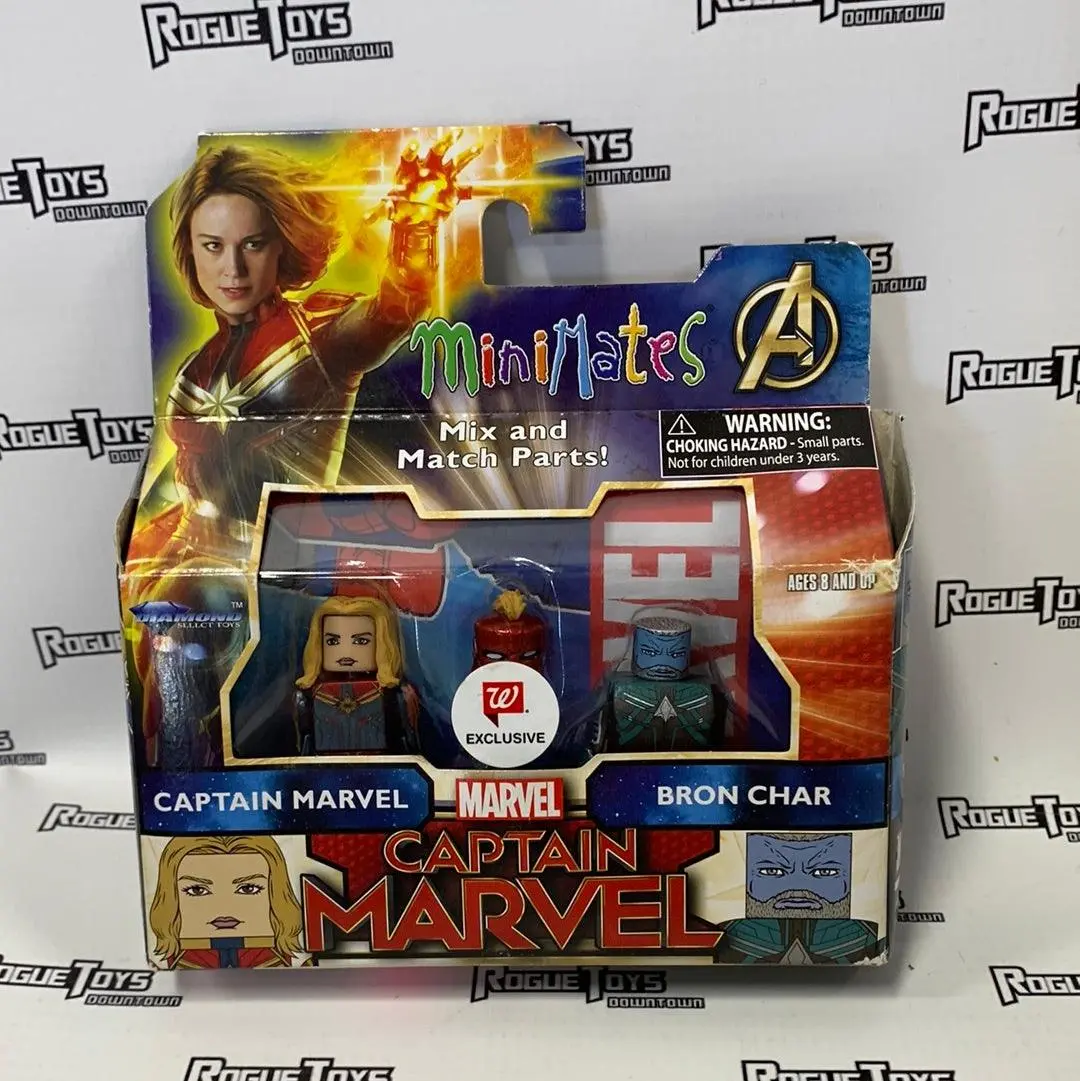Minimates Marvel Walgreens Exclusive Captain Marvel And Bron Char 1