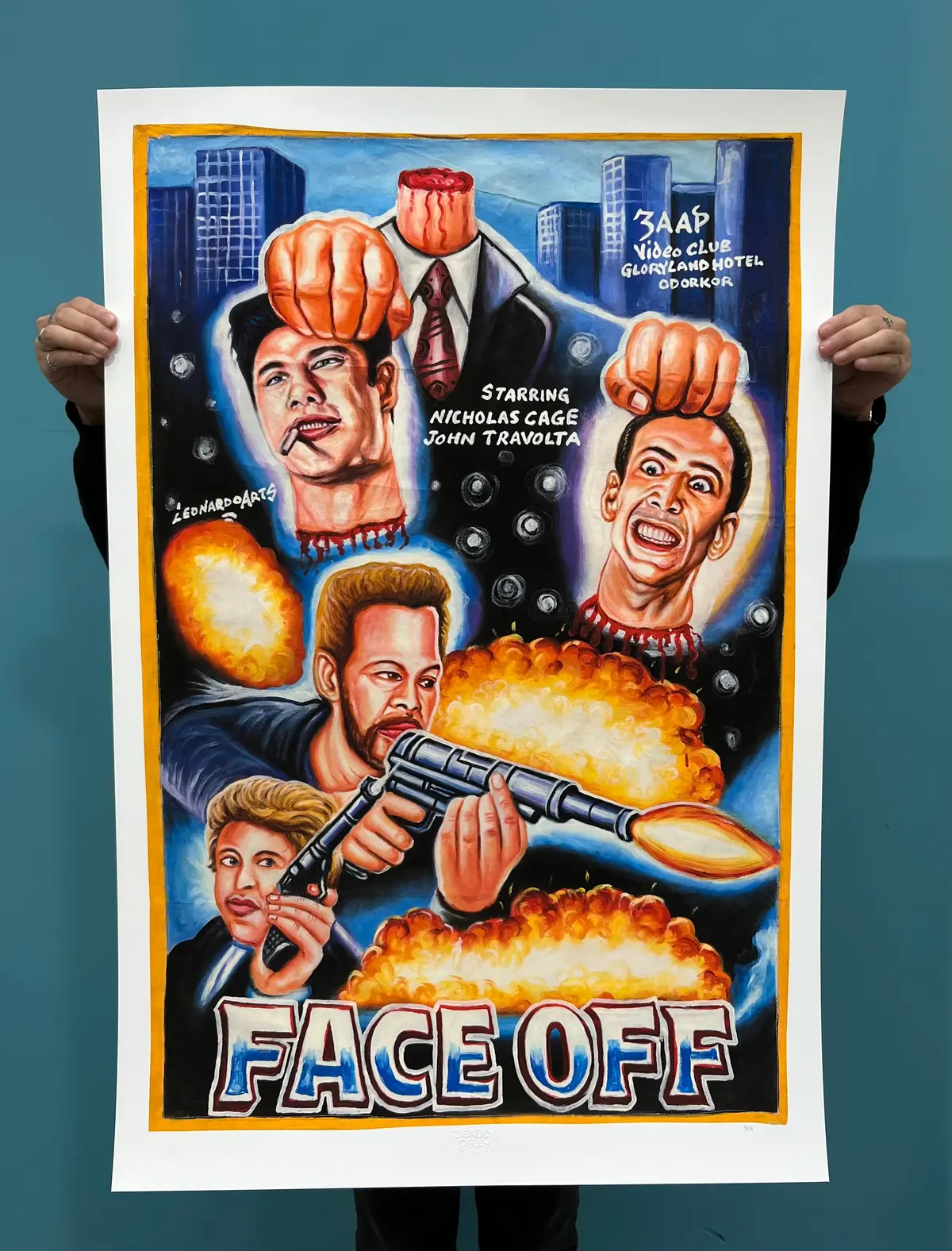 Face Off - Limited Edition Archival Giclée Print From Static Medium By Leonardo 1