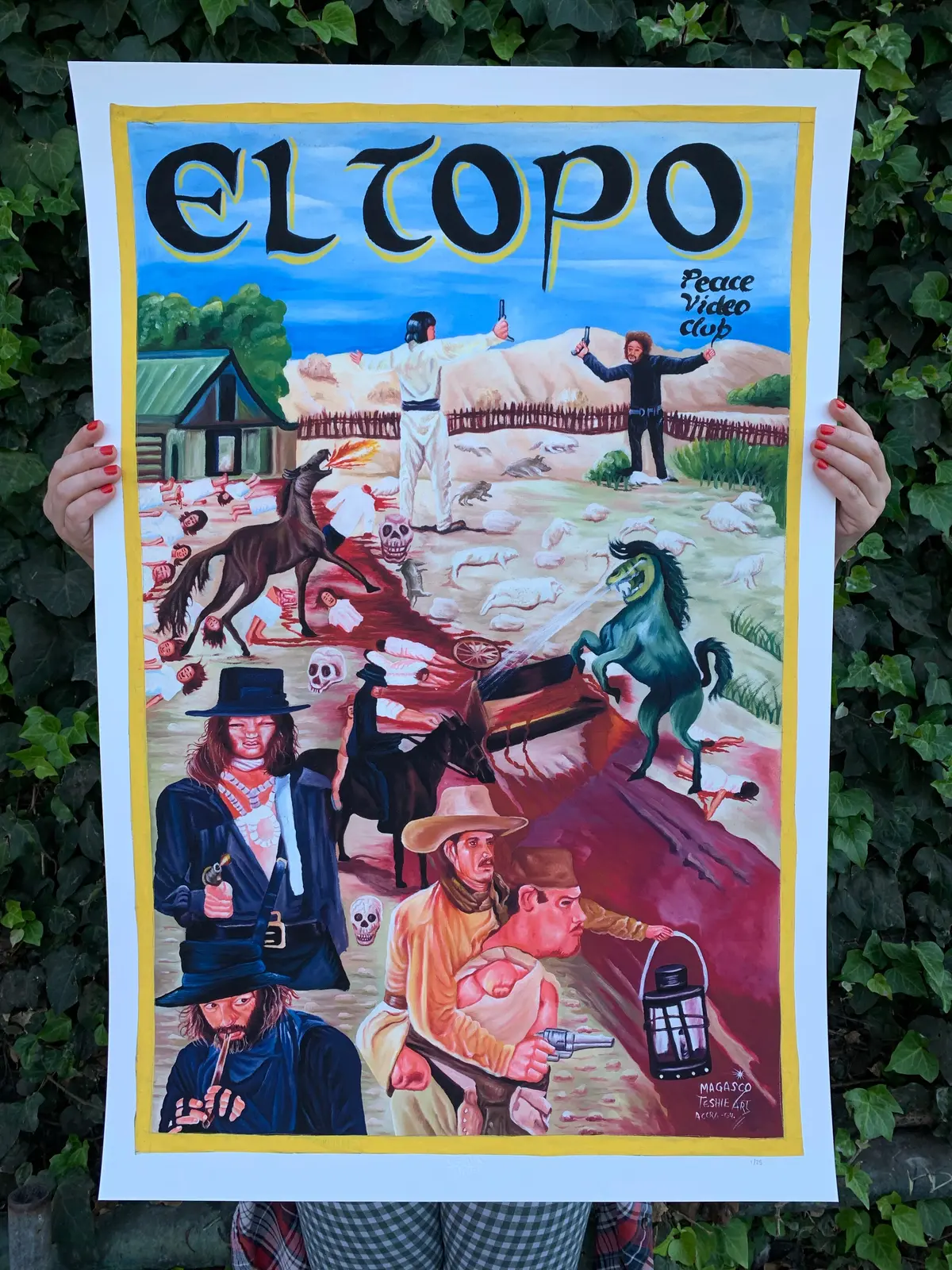 El Topo - Limited Edition Archival Giclée Print From Static Medium By Magasco 1