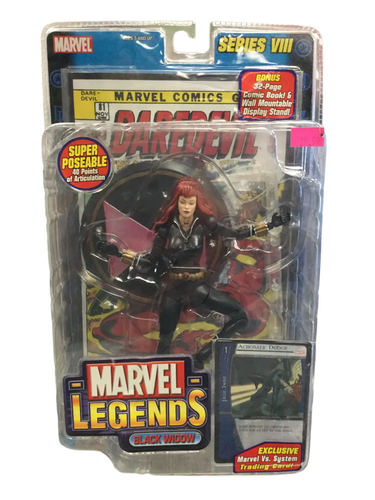 Toy Biz Marvel Legends Black Widow 1
