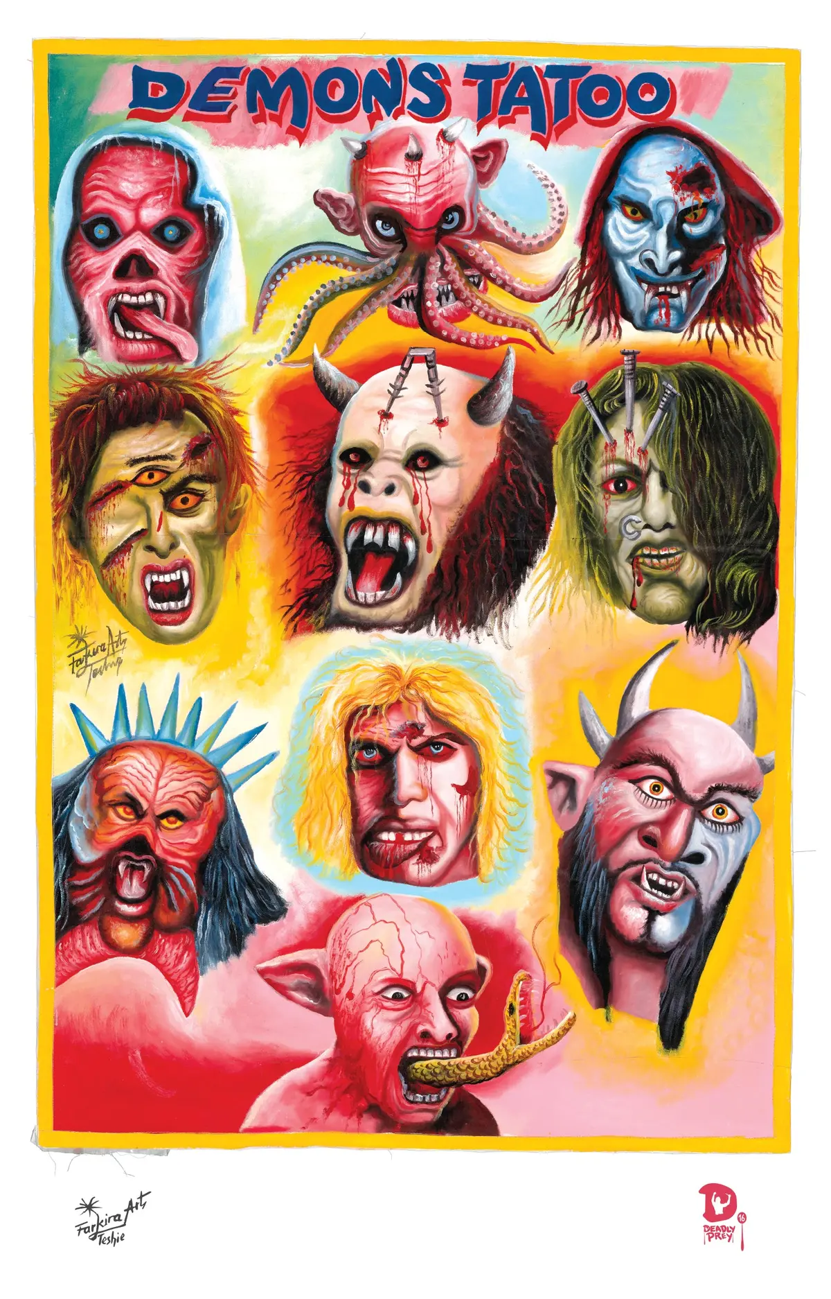 Demons Tattoo (High Quality Print) - Farkira 1