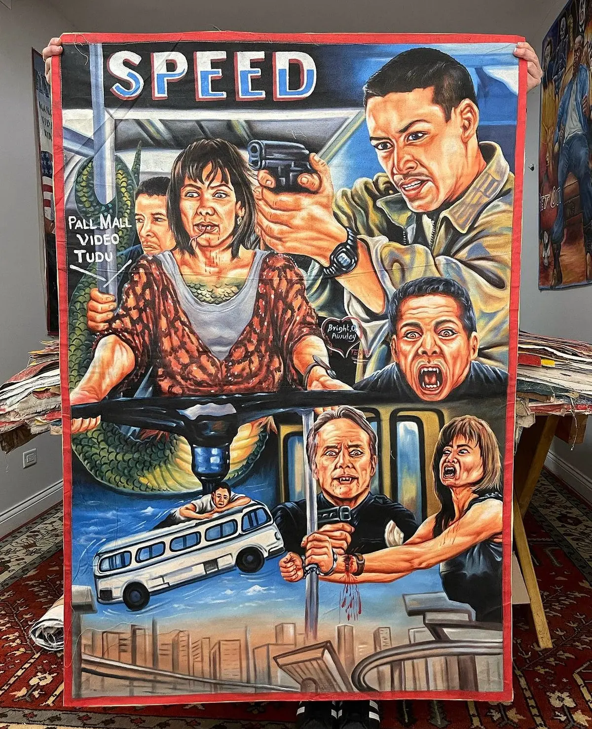 Speed - Original Painting By Bright Obeng 1