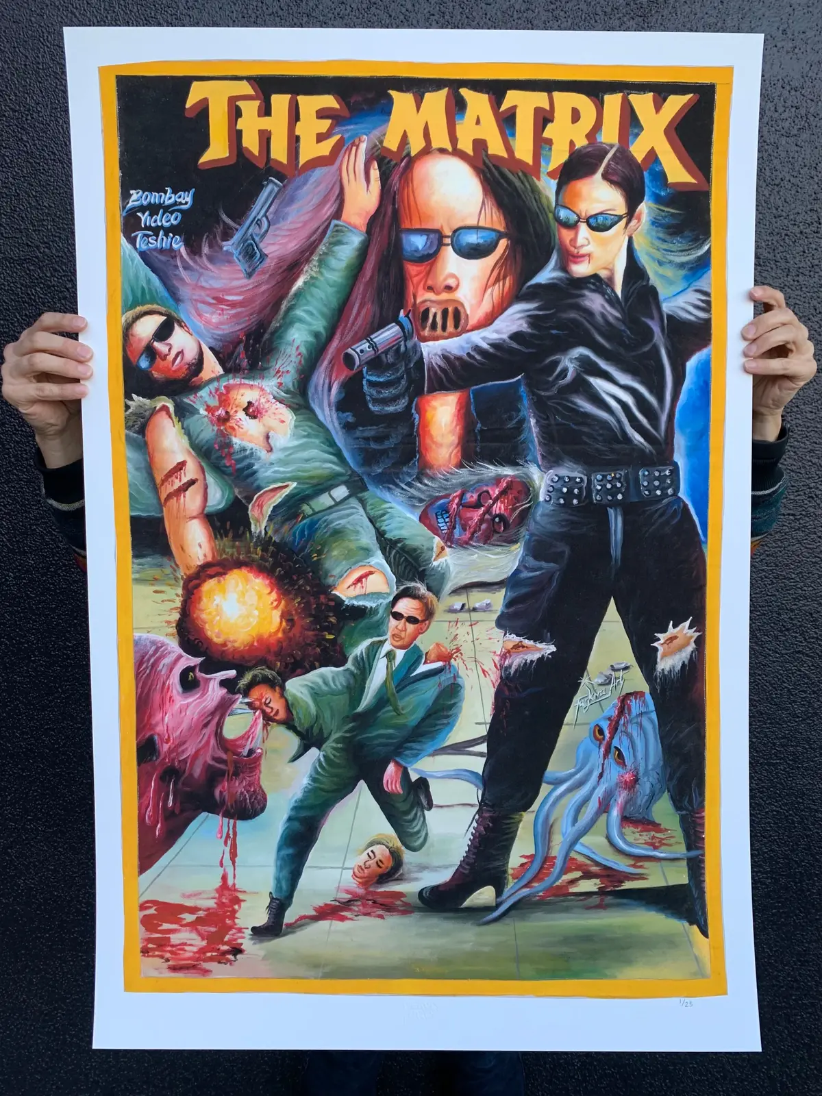 The Matrix - Limited Edition Archival Giclée Print From Static Medium By Farkira 1