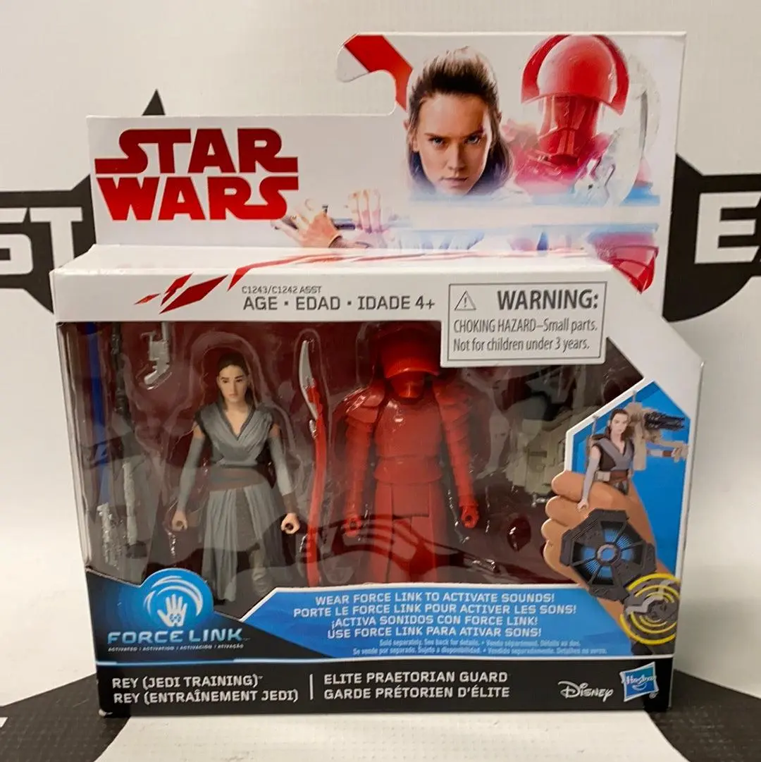 Hasbro Star Wars Force Link Rey(Jedi Training) Elite Praetorian Guard 1