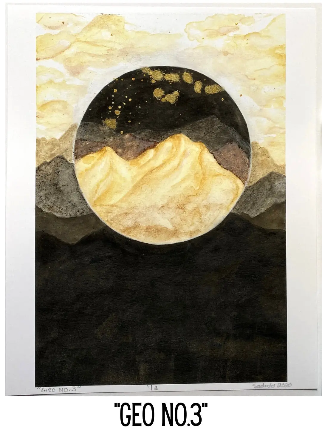 Geo No. 3 Embellished Print | By Sadie Young 1