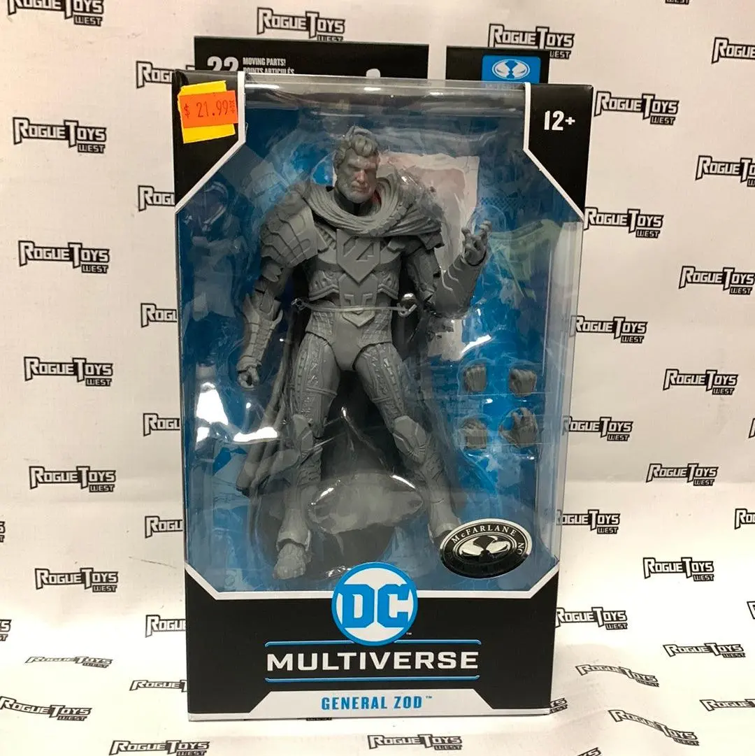 Mcfarlane Toys - Dc Multiverse - General Zod Dc Rebirth - Platinum Edition 1