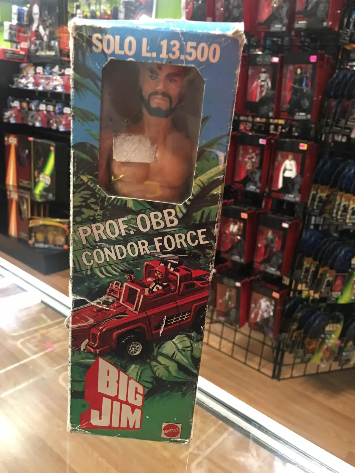 Big Jim Prof. On Condor Force Italian Mattel 1