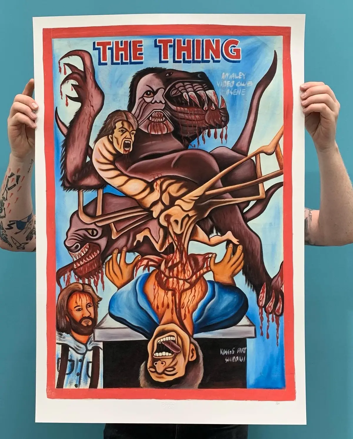 The Thing - Limited Edition Archival Giclée Print From Static Medium By King’S Art 1