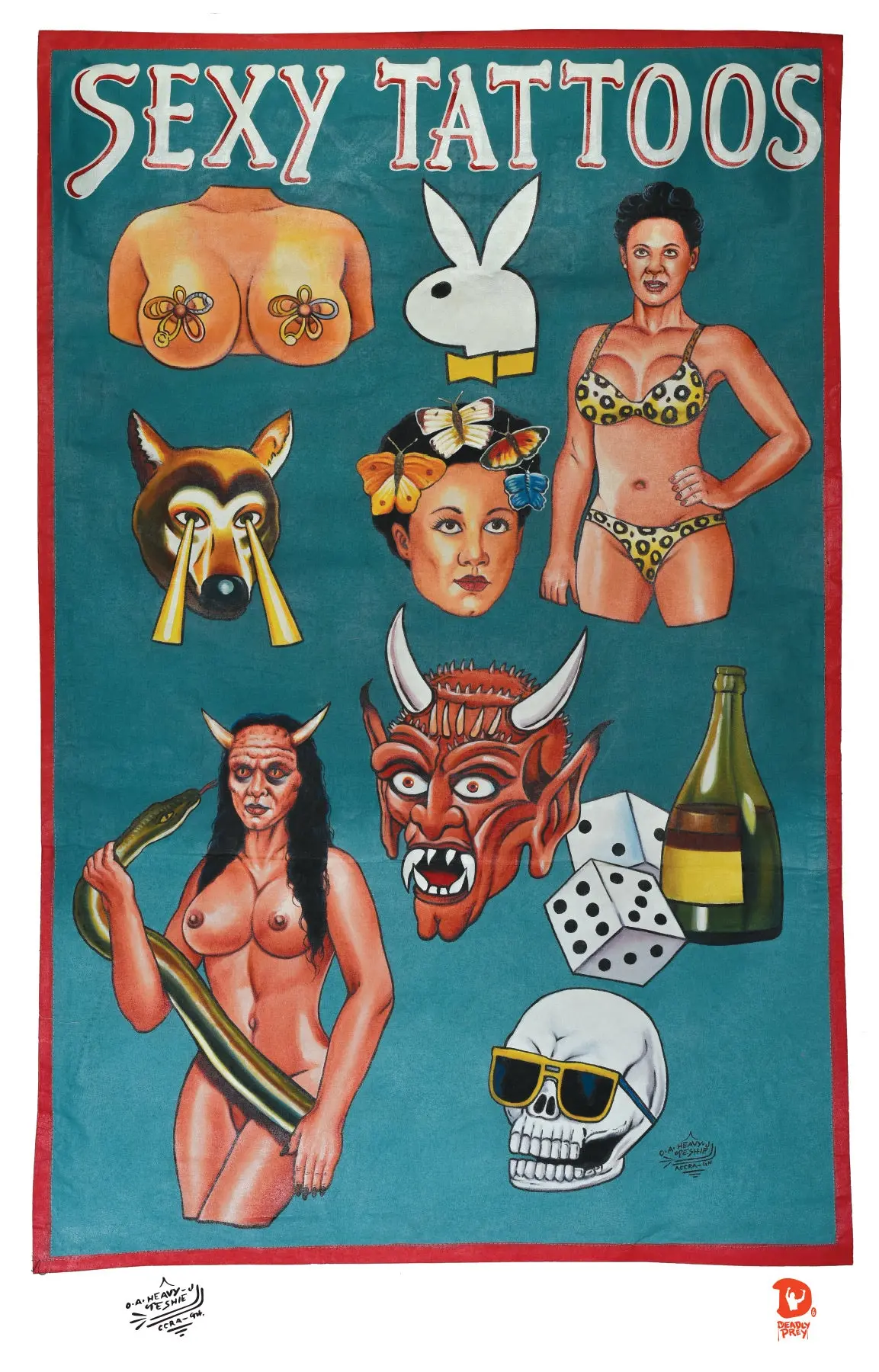 Sexy Tattoos (High Quality Print) - Heavy J 1