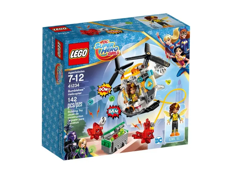Lego Dc Super Hero Girls - Bumblebee Helicopter (41234) Retired Building Toy 1