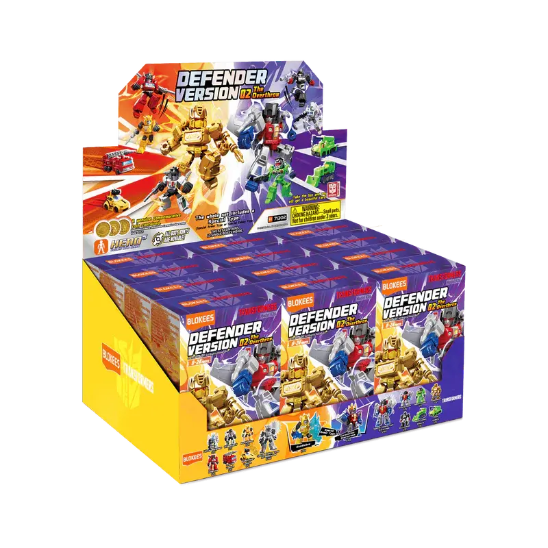 Blokees - Transformers - Defender: Version 02 (The Overthrow) - Sealed 12-Pack Box (71302/53022) 1