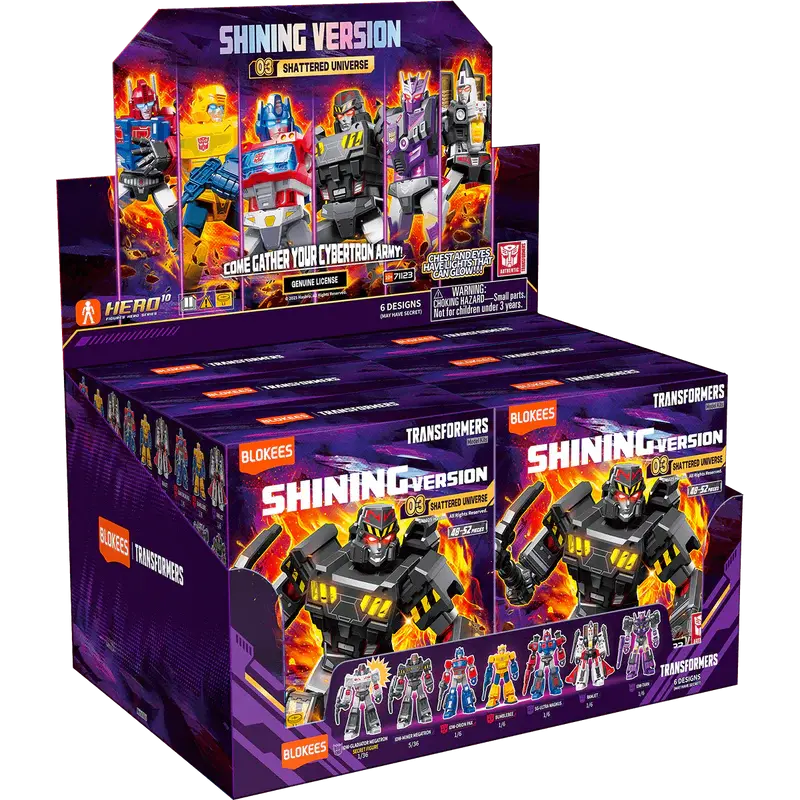 Blokees - Transformers - Shining: Version 03 (Shattered Universe) Sealed 6-Pack Box (71123/53024) Low Stock 1