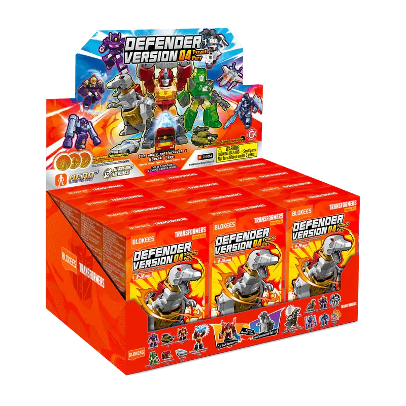 Blokees: Transformers - Defender: Version 04 (Tyrants Fury) - Sealed 12-Pack Model Box (71404/53110) 1
