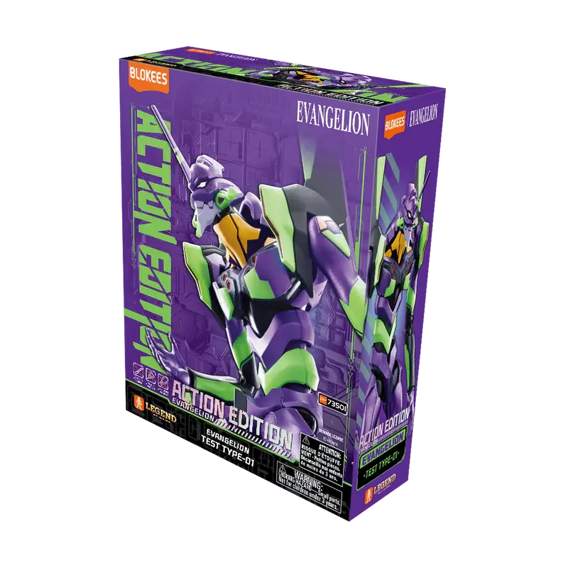 Blokees: Neon Genesis Evangelion - Action Edition 01 - Evangelion Test Type-01 Model Kit 73501/53040 1