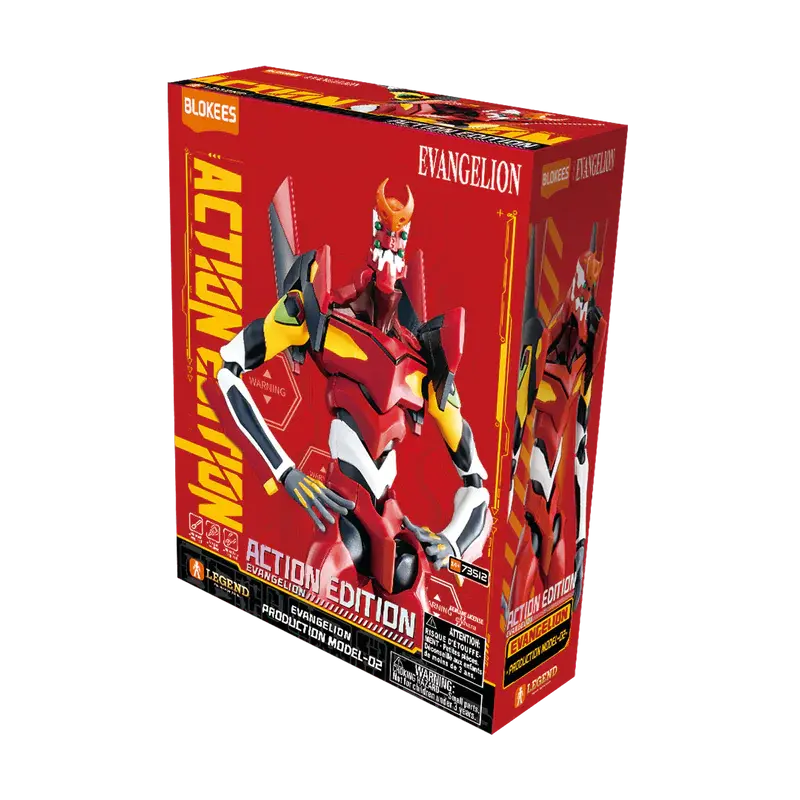 Blokees: Neon Genesis Evangelion - Action Edition 02: Evangelion Production Model-02 Kit 73512/53143 Low Stock 1