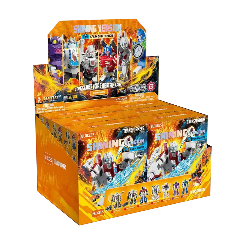 Blokees - Transformers - Shining: Version 04 - Spark Of Deception - Sealed 6-Pack Box (71124/53113) Low Stock 1