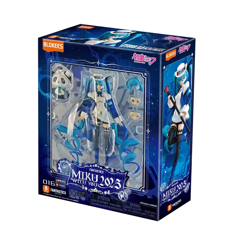 [Pre-Order] Blokees: Vocaloid Fantastics 001 Hatsune Miku (Miku With You 2025) Buildable Figure Model (73533) 1