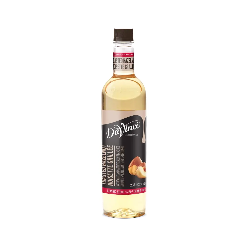 Classic Toasted Hazelnut Syrup - 4 X 750 Ml Plastic 1
