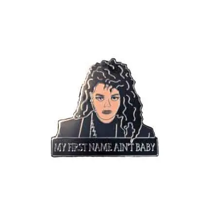 Janet Jackson My First Name Ain't Baby Enamel Pin 1