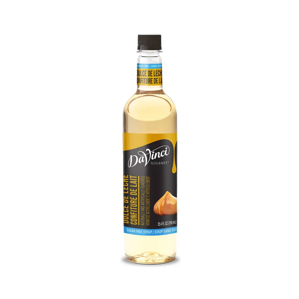 Sugar-Free Dulche De Leche Syrup - 4 X 750 Ml Plastic 1