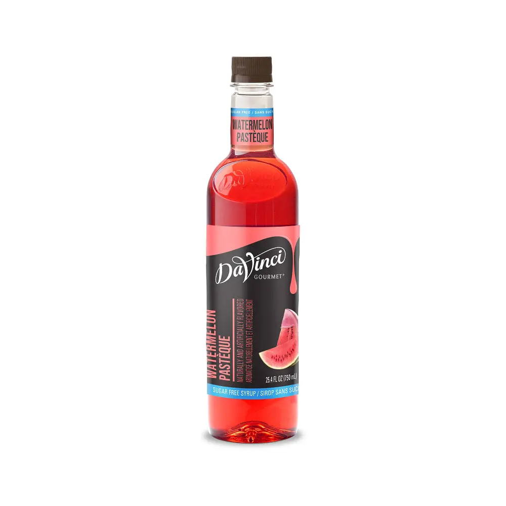 Sugar-Free Watermelon Syrup - 4 X 750 Ml Plastic 1
