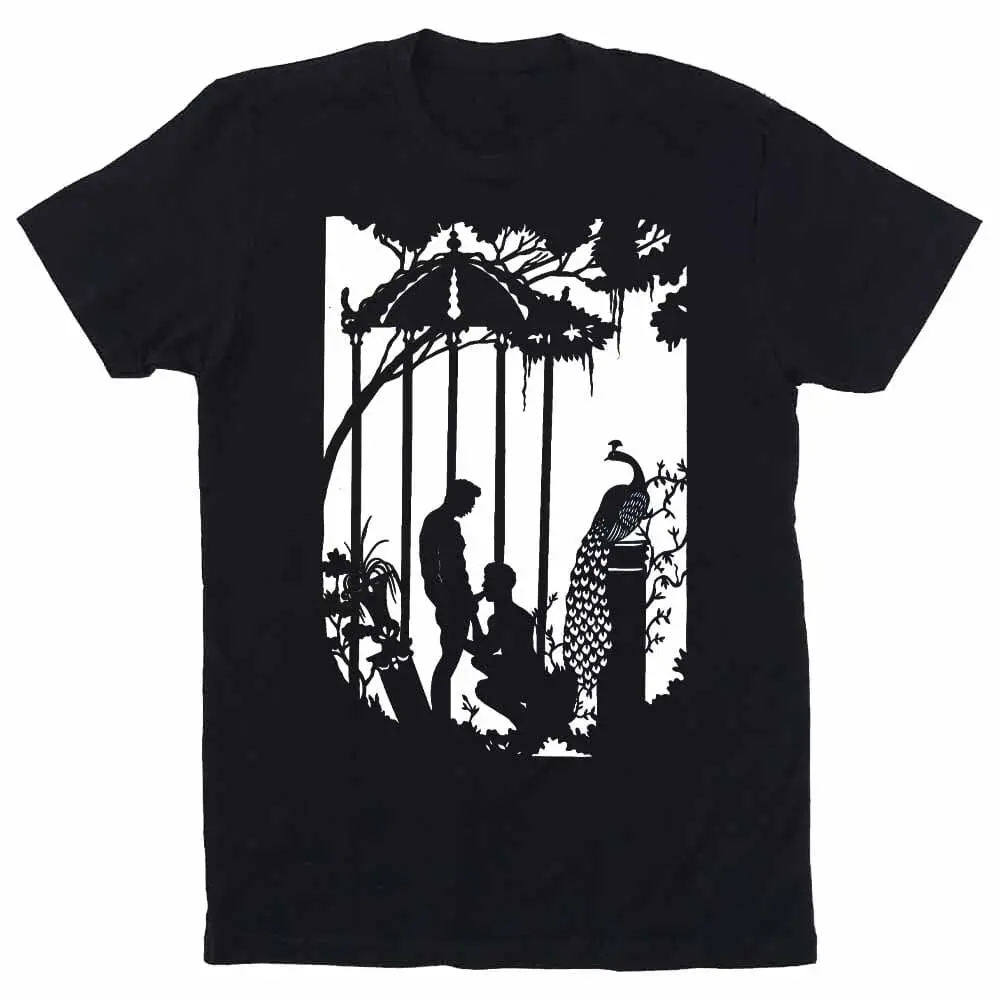 Kinky Needles Peacock Fellatio T-Shirt 1