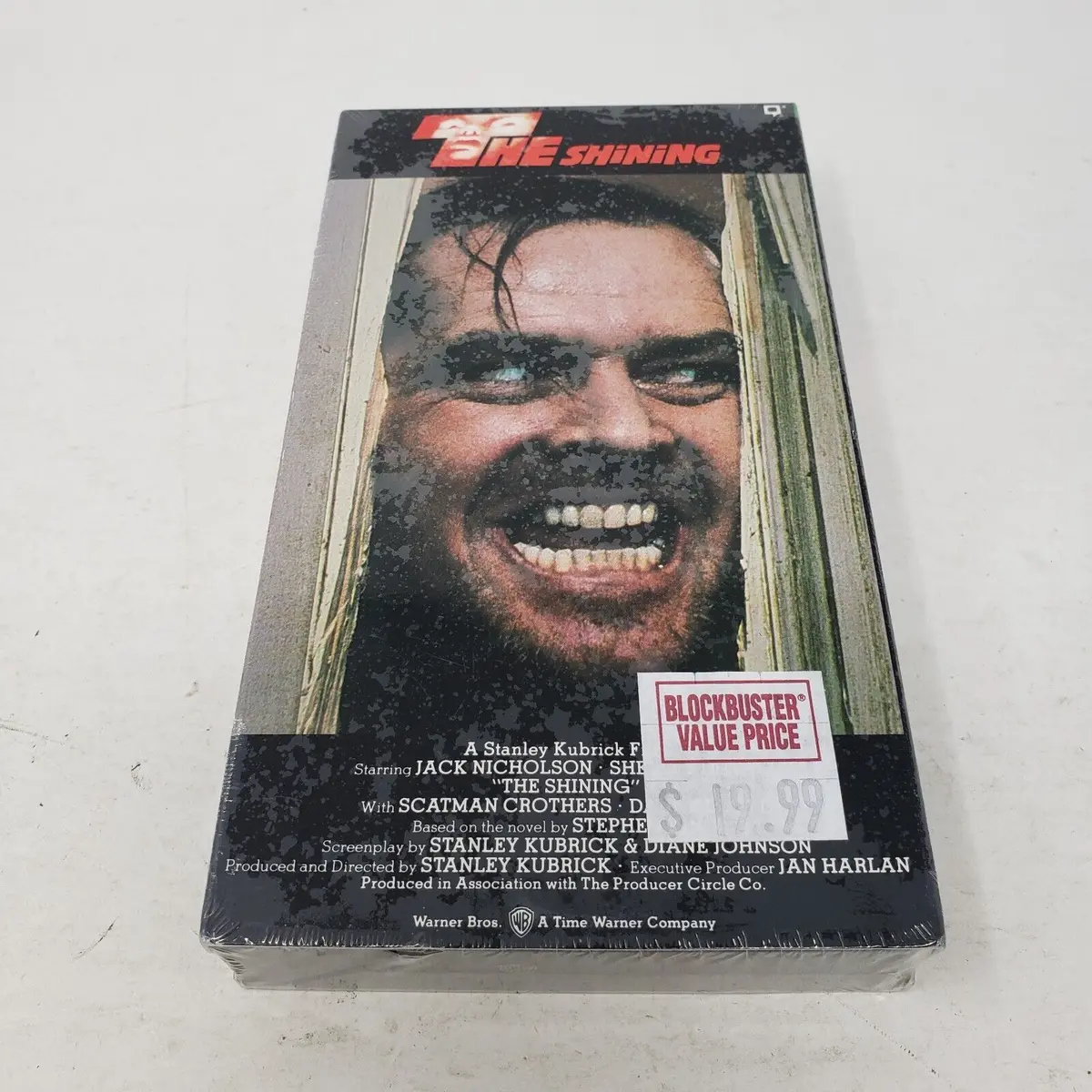 The Shining Vhs Tape Brand New Factory Sealed 1990 R Jack Nicholson Horror 1