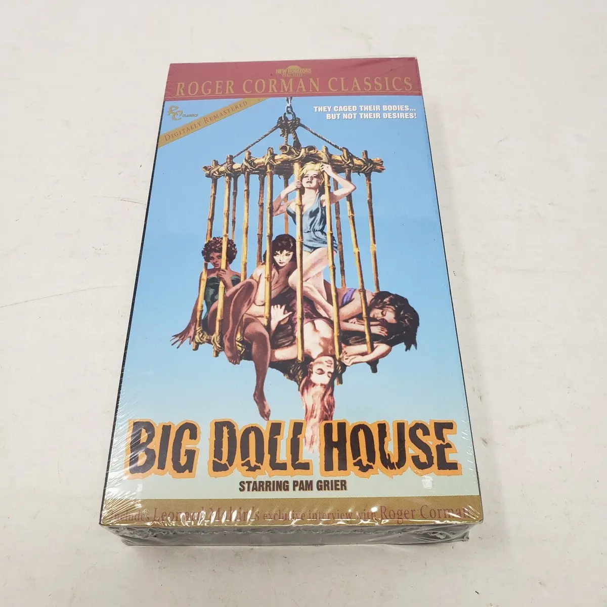 Vhs Big Doll House Pam Grier 1971 / 1997 New Horizons Video Women In Prison R 1