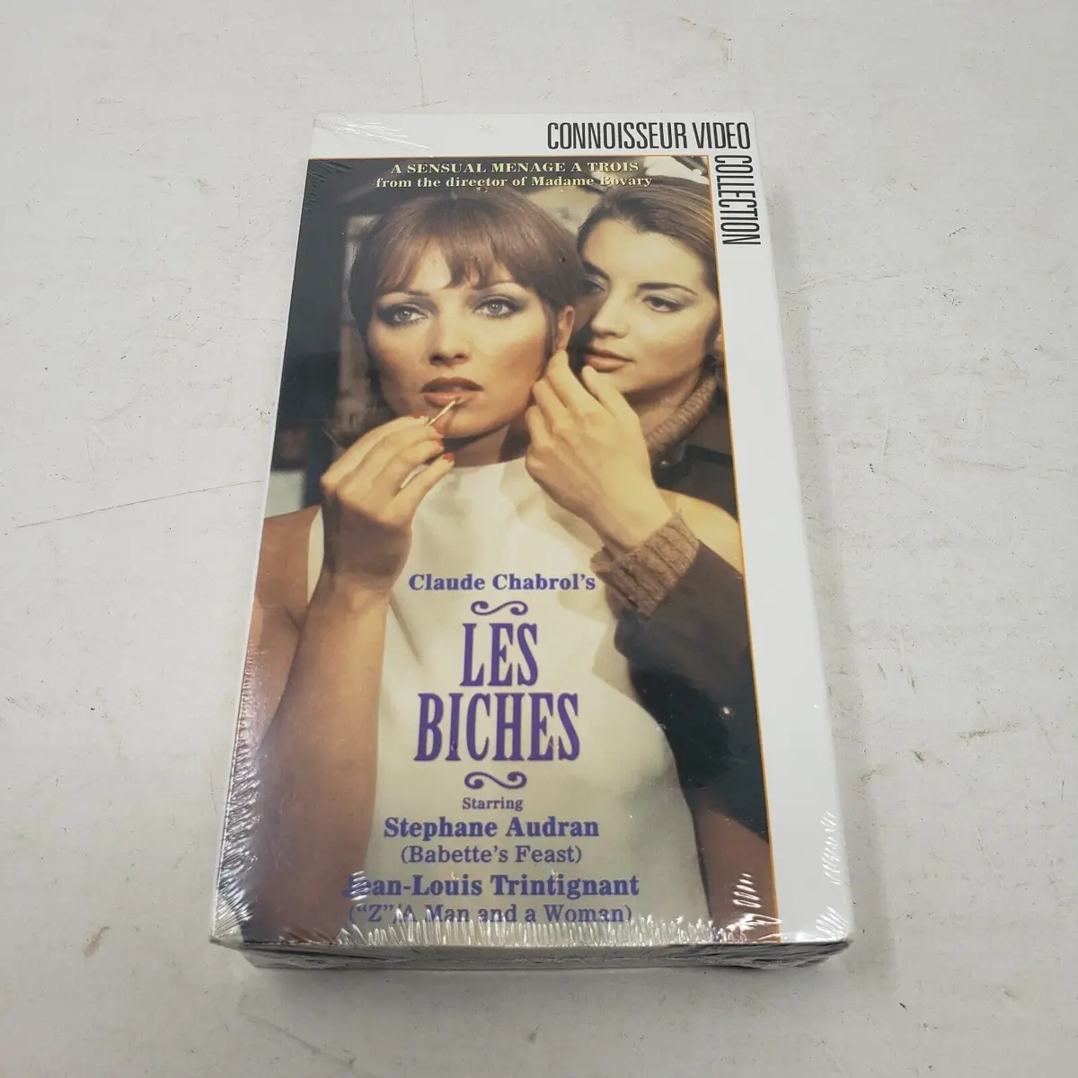 1992 Les Biches R-Rated Movie French English Vhs Vintage Lgbtq Menage A Trois 1