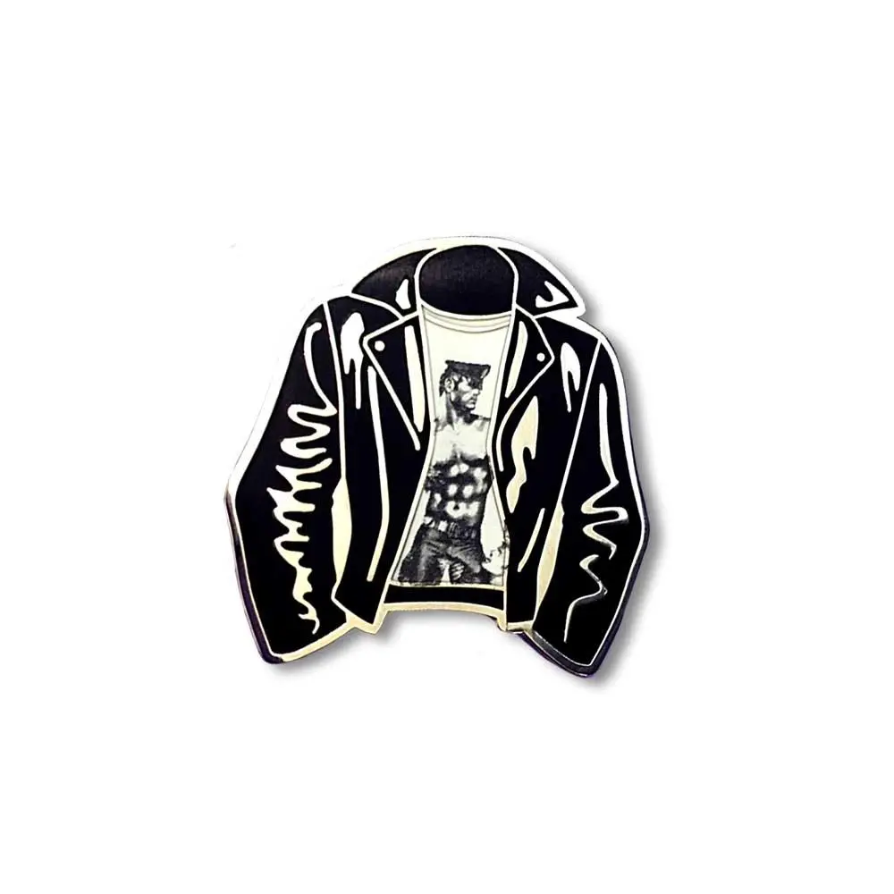 Tom Of Finland Leather Jacket Pin 1