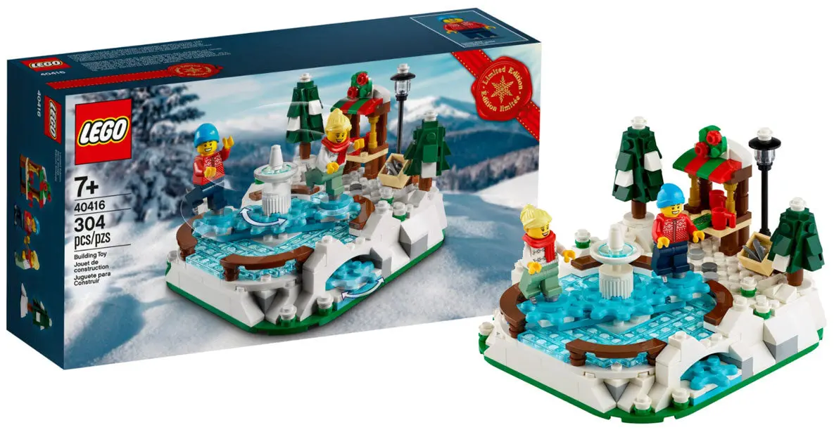 Lego - Ice Skating Rink (40416) Exclusive Retired Building Toy 1