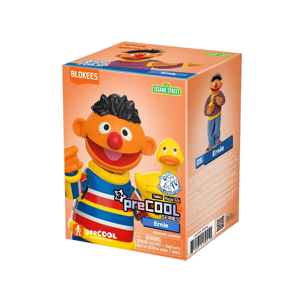 Blokees - Sesame Street - Precool Series 02 - #05 - Ernie - Mini Model Kit (74841/53055) 1