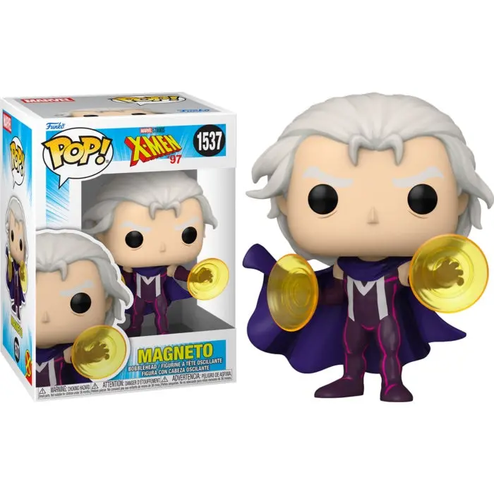 Funko Pop! Marvel Studios - #1537 - X-Men 97 - Magneto - Vinyl Bobblehead Figure (86239) 1