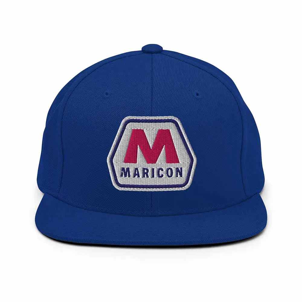 Maricon Flatbill 6-Panel Snapback Hat 1