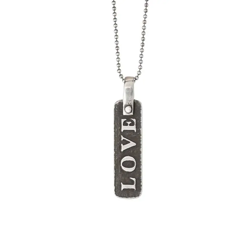 Love - Ahava Necklace In Silver 1