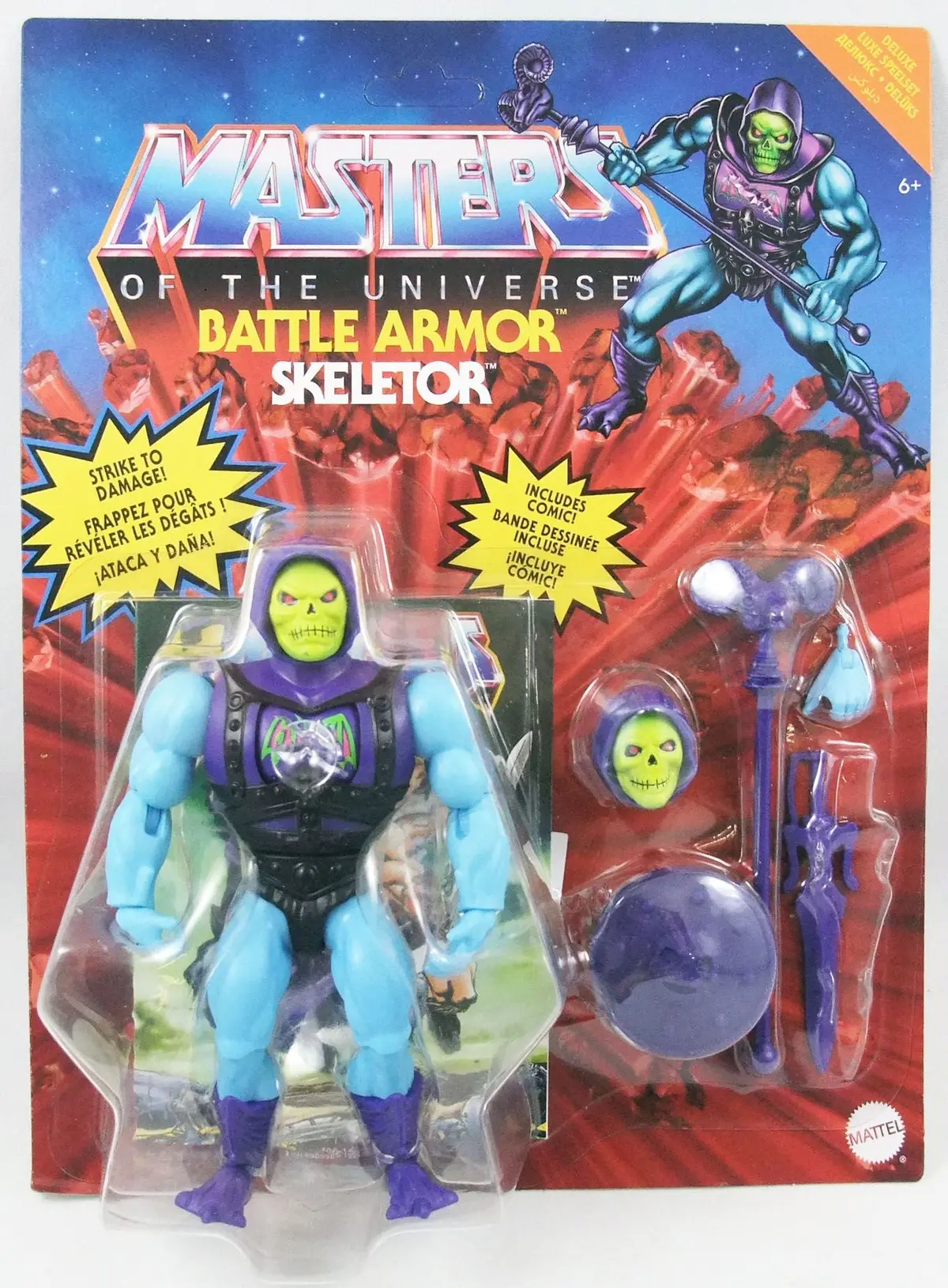 Motu Masters Of The Universe: Origins - Battle Armor Skeletor Deluxe Action Figure (Glv75) 1
