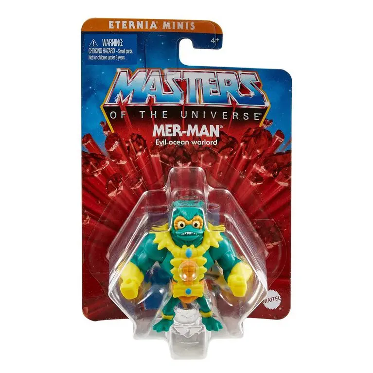 Masters Of The Universe Eternia Minis - Mer-Man Action Figure (Hbr88) Low Stock 1