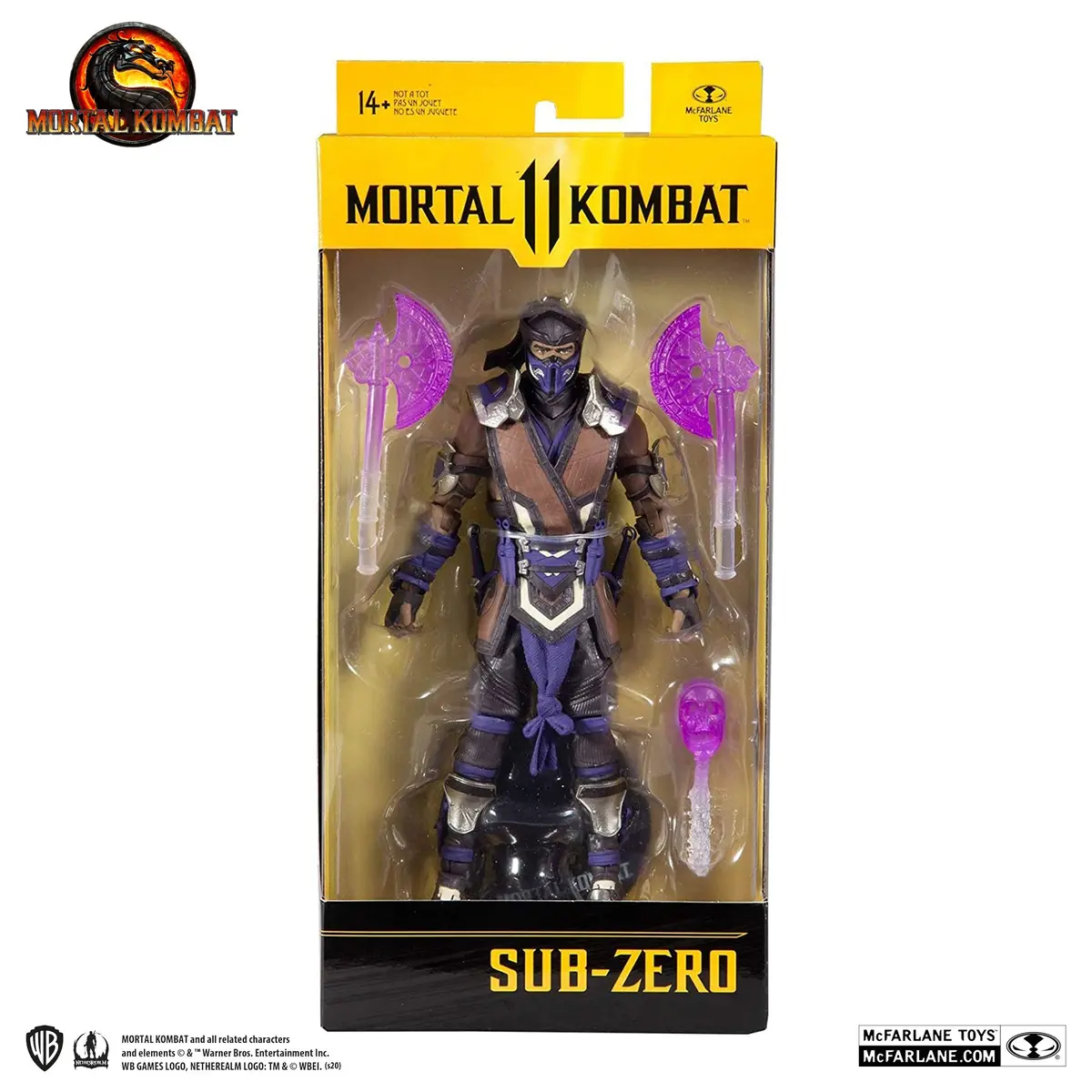 Mcfarlane Toys - Mortal Kombat 11 - Sub-Zero (Winter Purple Variant) Action Figure (11039) Low Stock 1