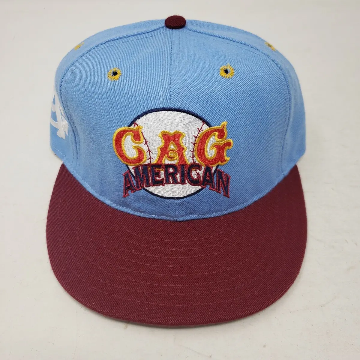 Chicago American Giants Cag Negro League Vintage Snapback Baseball Hat Mens Os 1