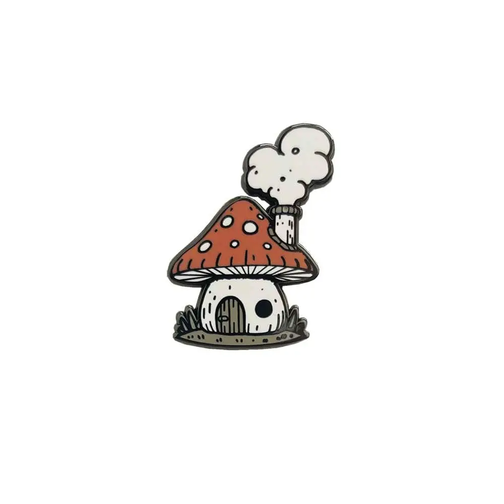 Mushroom House Pin 1