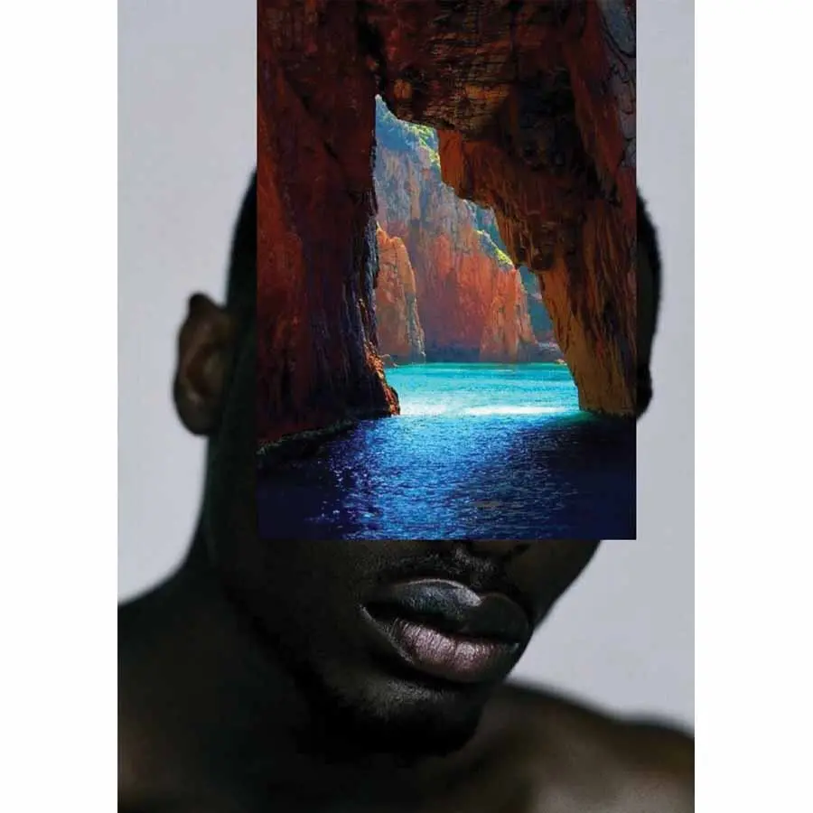 Naro Pinosa Black Man Grotto Postcard 1
