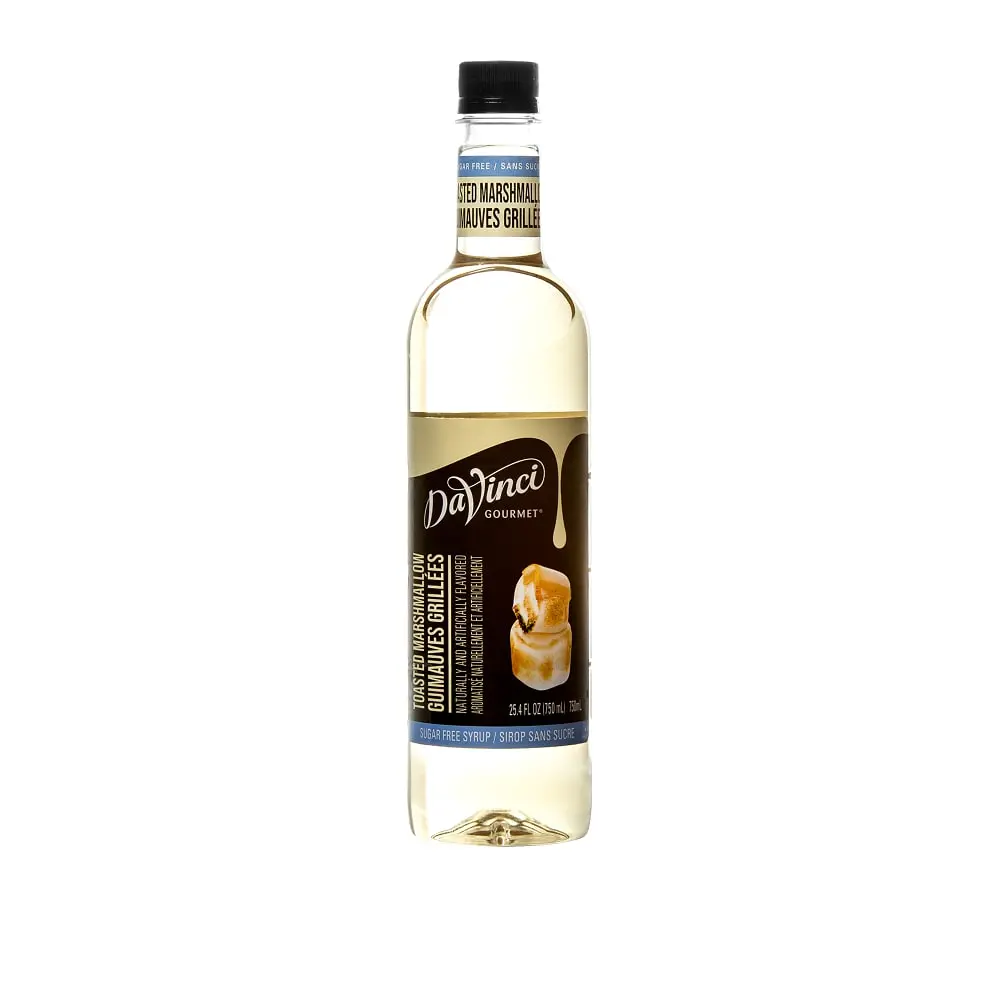 Sugar-Free Toasted Marshmallow Syrup - 4 X 750 Ml Plastic 1