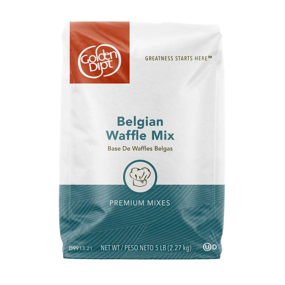 Golden Dipt Belgian Waffle Mix - 6 X 5 Lb 1