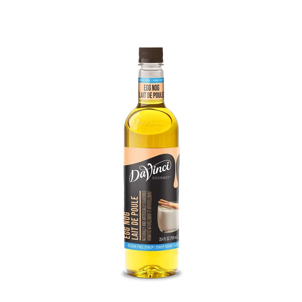 Sugar-Free Egg Nog Syrup - 4 X 750 Ml Plastic 1