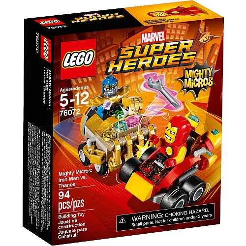 Lego Super Heroes - Mighty Micros: Iron Man Vs Thanos (76072) Building Toy Retired - Last One! 1