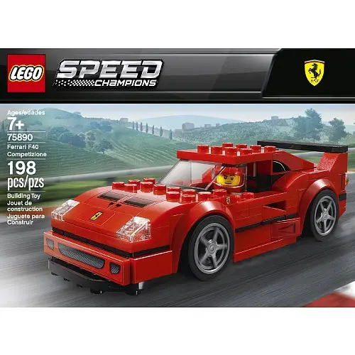Lego Speed Champions - Ferrari F40 Competizione (75890) Retired Building Toy Low Stock 1