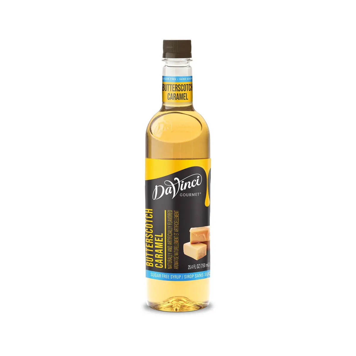 Sugar-Free Butterscotch Syrup - 4 X 750 Ml Plastic 1