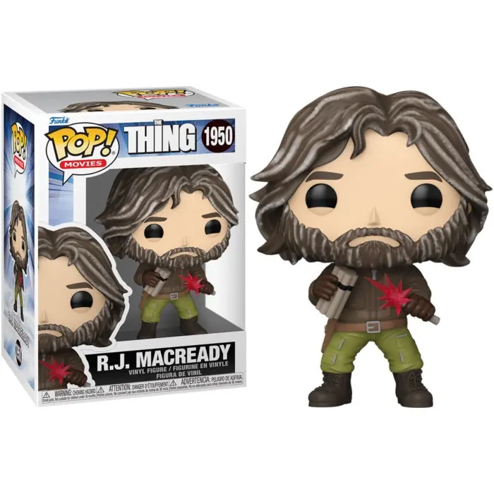Funko Pop! Movies #1950 - The Thing (1982) - R.J. Macready - Vinyl Bobblehead Figure (90355) Low Stock 1