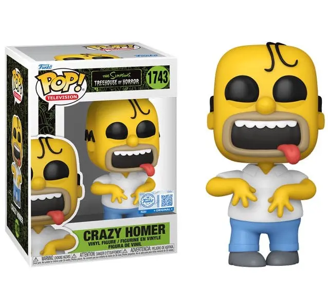 Funko Pop! Television - The Simpsons: Treehouse Of Horror 1743 - Crazy Homer (Special Edition) 87247 1